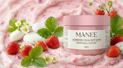 Manee Strawberry Cream Body Scrub