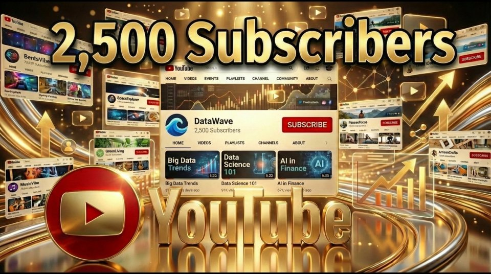 High-Quality 2,500 Subscriber