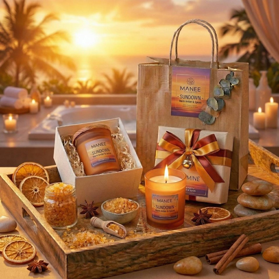 Scented Candle - Sundown ( Best Seller)